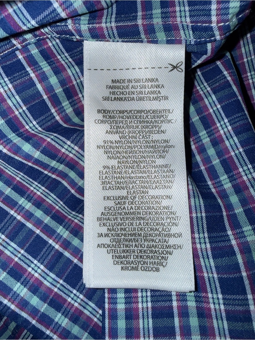 Ralph Lauren Polo Men’s Blue Plaid Button-Down Collared Shirt, XXL - Picture 4 of 4
